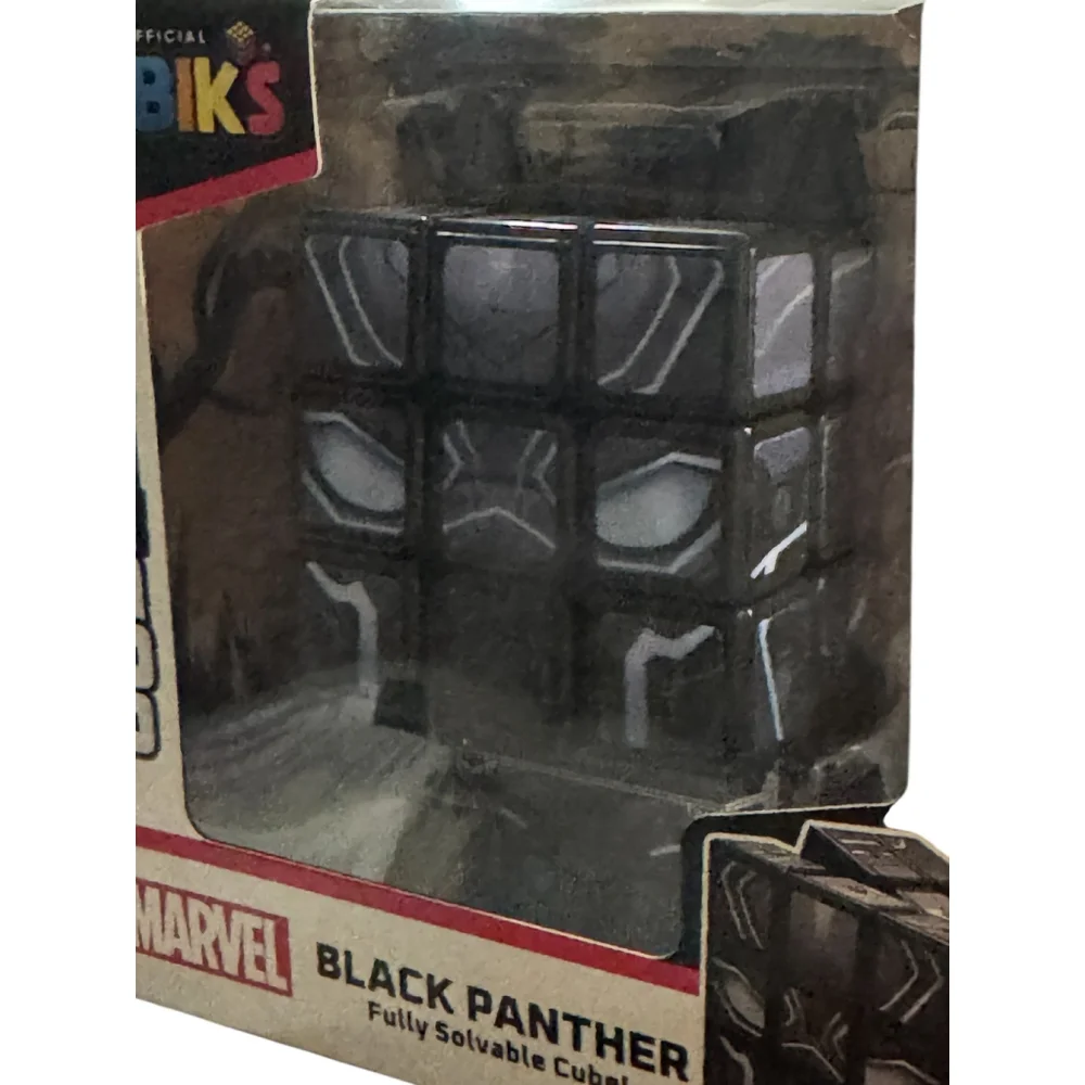 New Rubik's Black Panther Cubers Puzzle Desk Fidget Toy